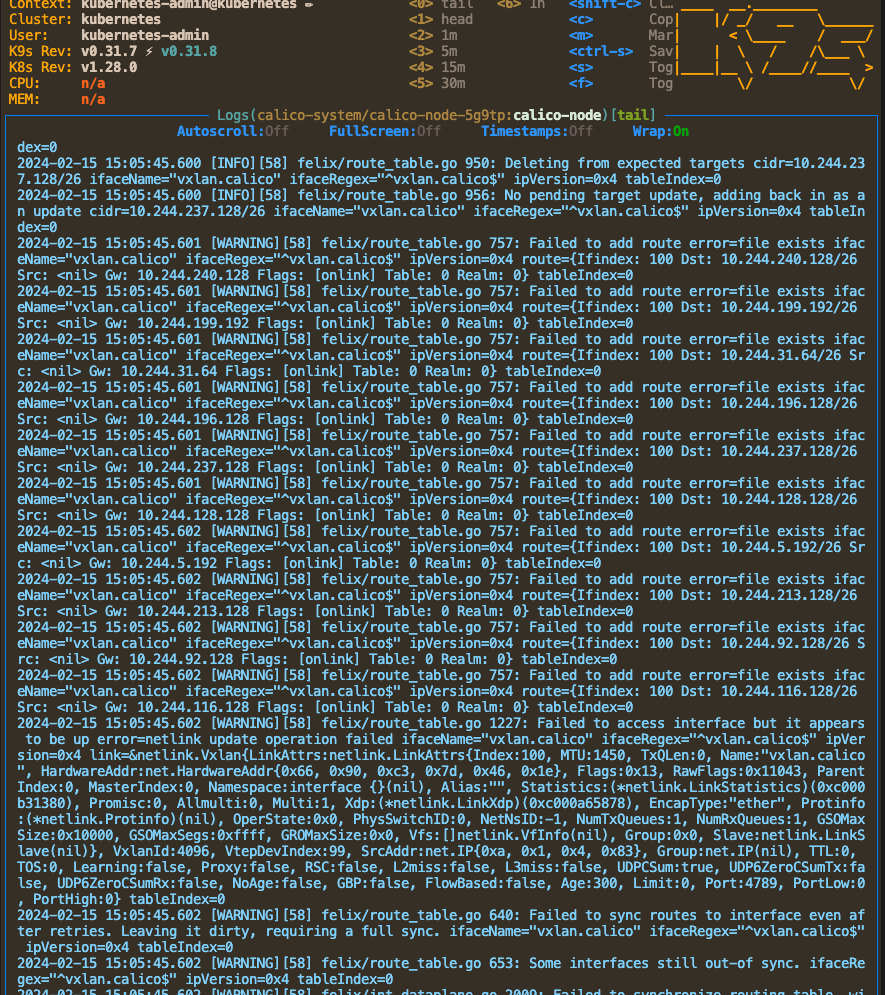 calico-node